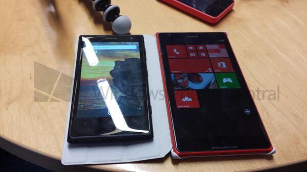 Kuvassa: Nokian kuuden tuuman Lumia-puhletti